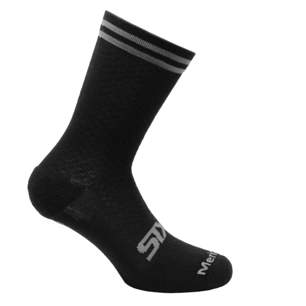 Sixs Merino Wool Socks Black/Grey