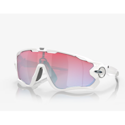 Oakley Occhiali Jawbreaker Polished White Prizm Snow Sapphire