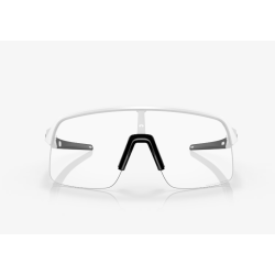 Oakley Sutro Lite Matte White Clear Photochromic Glasses