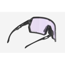 Rudy Project Kelion Black Gloss ImpactX 2 Laser Purple Glasses