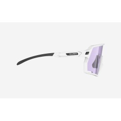 Rudy Project Kelion White Gloss ImpactX 2 Laser Purple Glasses