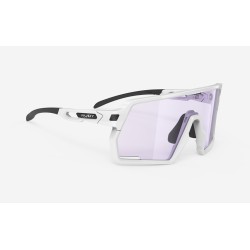 Rudy Project Kelion White Gloss ImpactX 2 Laser Purple Glasses