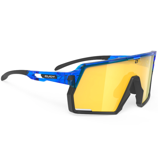 Rudy Project Kelion Crystal Blue Multilaser Yellow Glasses