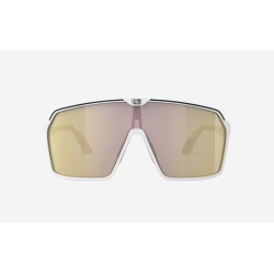 Rudy Project Spinshield White Matte Multilaser Gold Glasses