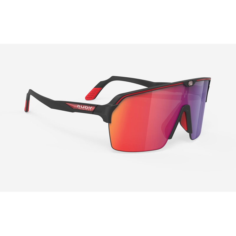 Rudy Project Spinshield Air Black Matte Multilaser Glasses Red