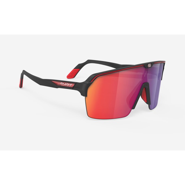 Rudy Project Spinshield Air Black Matte Multilaser Glasses Red