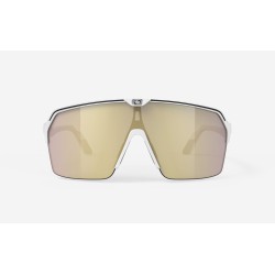 Rudy Project Spinshield Air White Matte Multilaser Gold Glasses