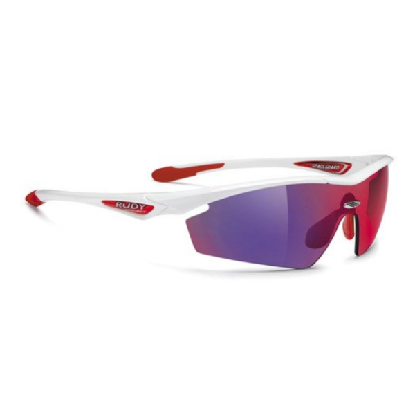 Rudy Project Spaceguard White Gloss Multilaser Red Glasses