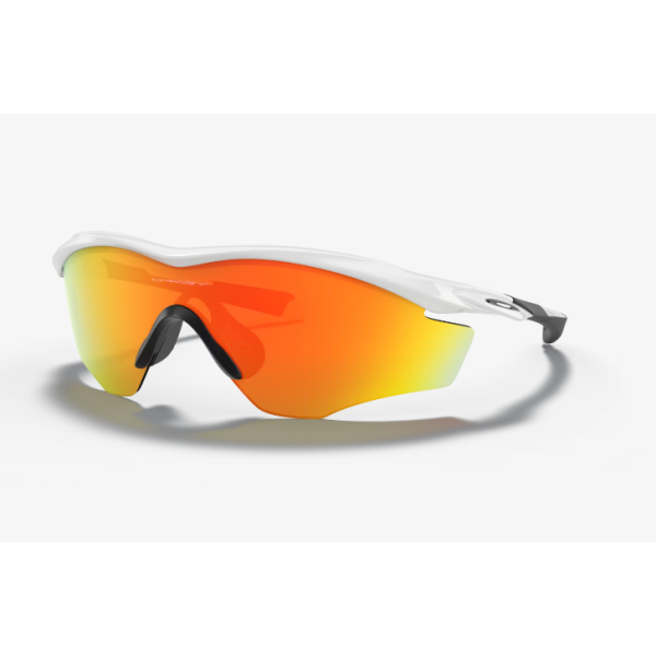 Oakley M2 Frame XL Polished White Fire Iridium Glasses