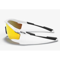 Oakley M2 Frame XL Polished White Fire Iridium Glasses