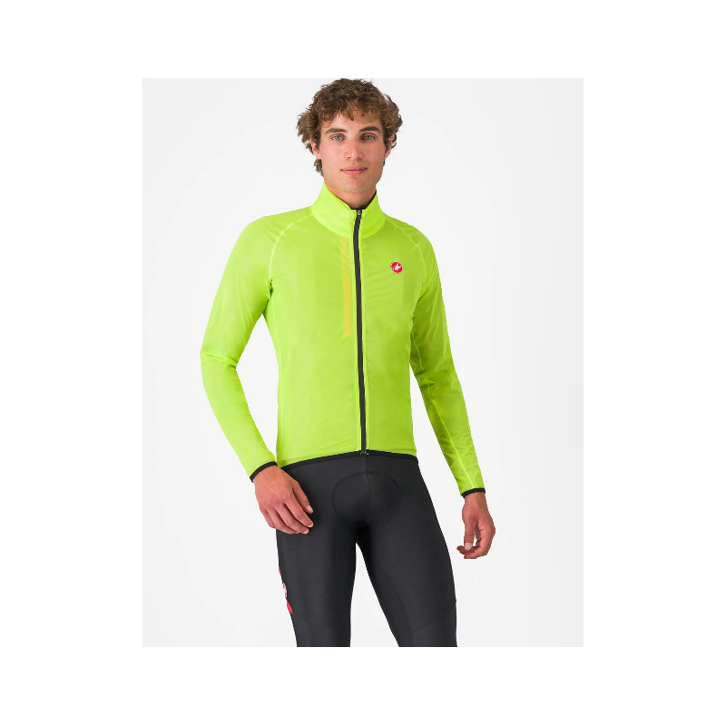 Castelli Mantellina Squall Shell Jacket Giallo