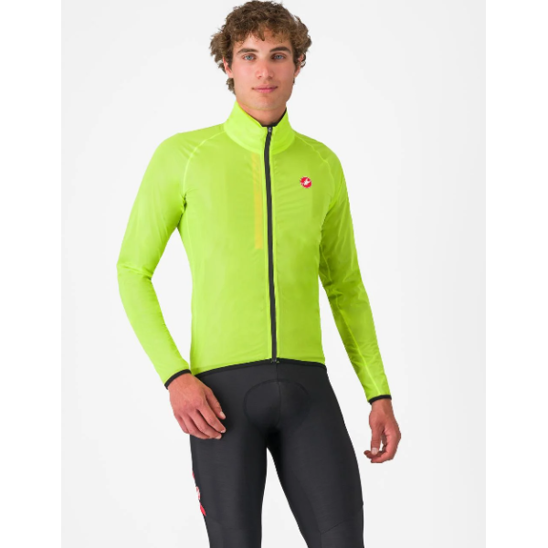 Castelli Mantellina Squall Shell Jacket Giallo