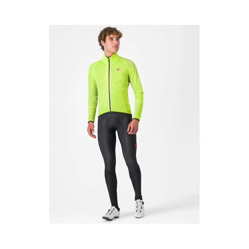Castelli サイクルジャケット M 蛍光イエロー メンズサイクリングジャケット - Castelli Cycling