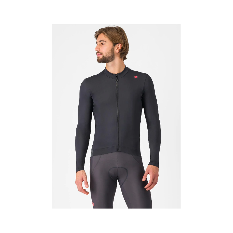 Castelli Espresso Thermal Winter Jersey Black