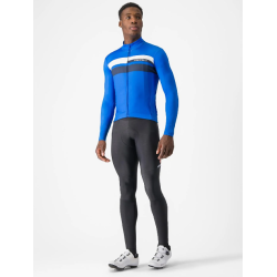 Castelli Maglia Invernale Lineare Azzurro Italia/Blu/Bianco