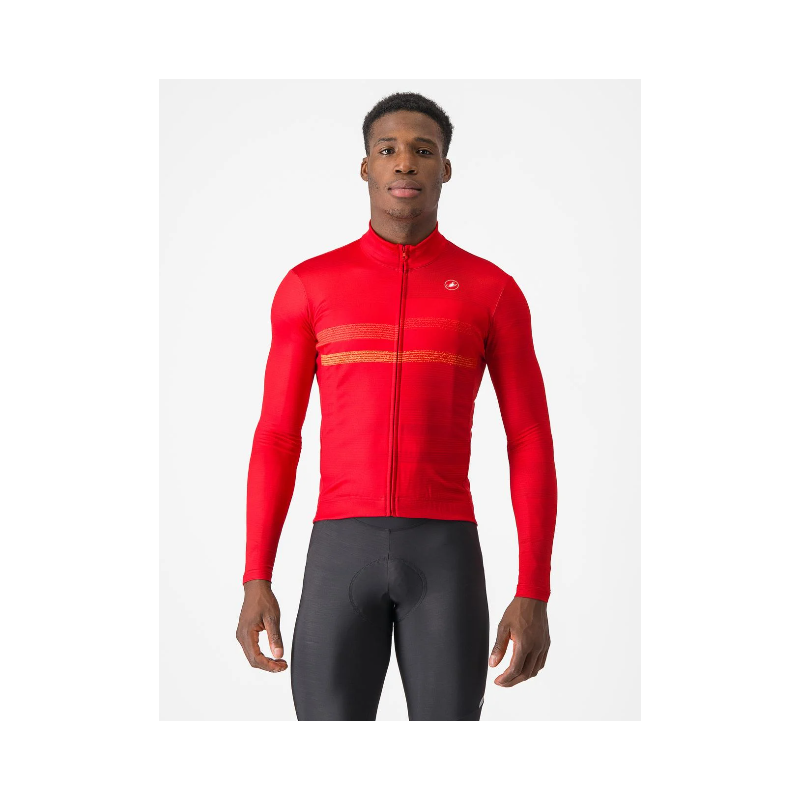 Castelli Collapse Winter Jersey Red/Orange