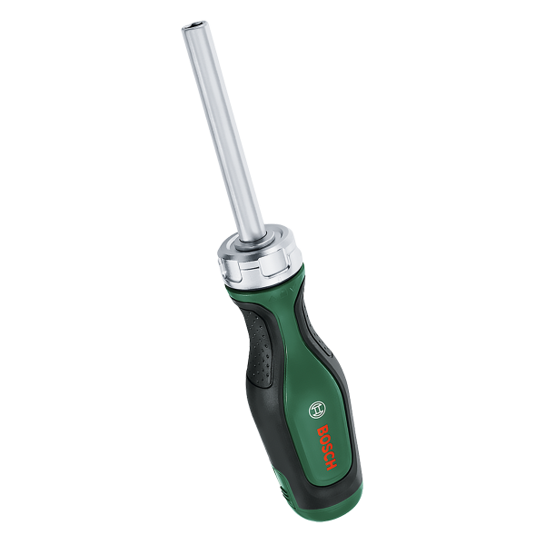 Bosch Ratchet Screwdriver with 12 Bits