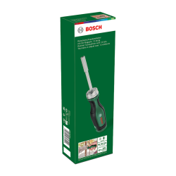 Bosch Ratchet Screwdriver with 12 Bits