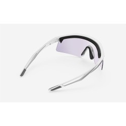 Rudy Project Turbolence White Matte ImpactX 2 Laser Purple Goggles