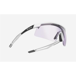 Rudy Project Turbolence White Matte ImpactX 2 Laser Purple Goggles