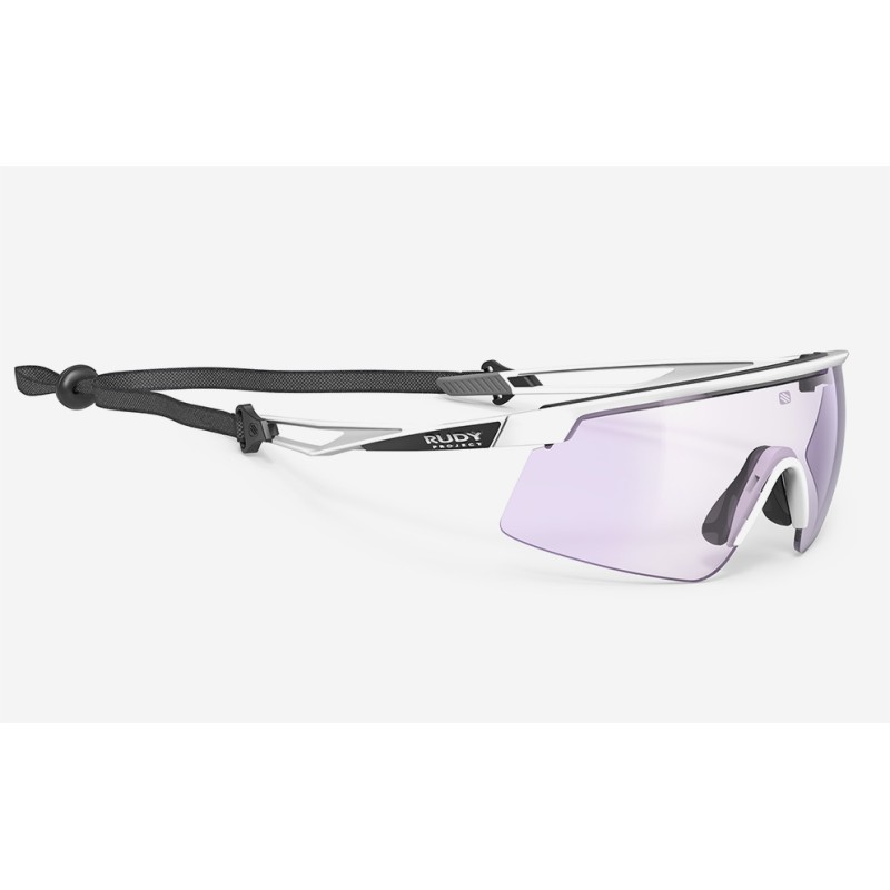 Rudy Project Occhiali Turbolence White Matte ImpactX 2 Laser Purple