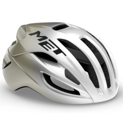 Met Casco Rivale Mips Silver Gray Lucido