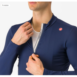 Castelli Espresso Thermal Belgian Winter Jersey Blue