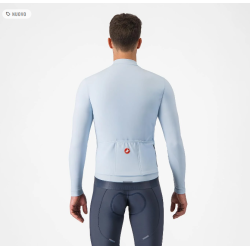 Castelli Espresso Thermal Sky Winter Jersey/Grey