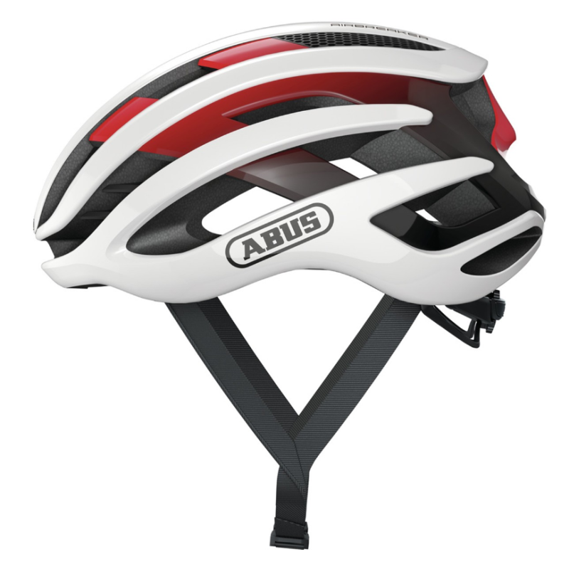 Abus Casco Airbreaker White/Red