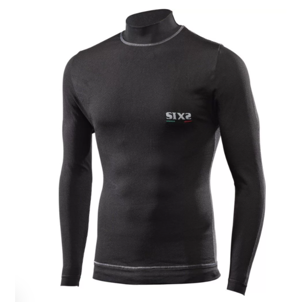 Sixs Intimo Lupetto Manica Lunghe Windshell Nero Carbon