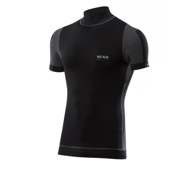 Sixs Intimo Lupetto Maniche Corte Windshell Nero Carbon