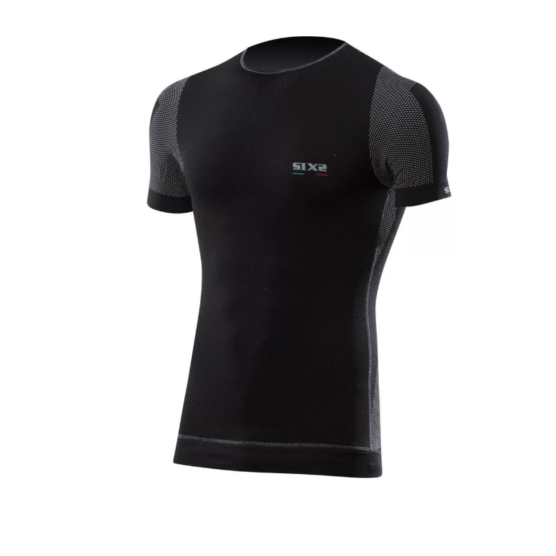 Sixs Windshell Short Sleeve Underwear Black Carbon