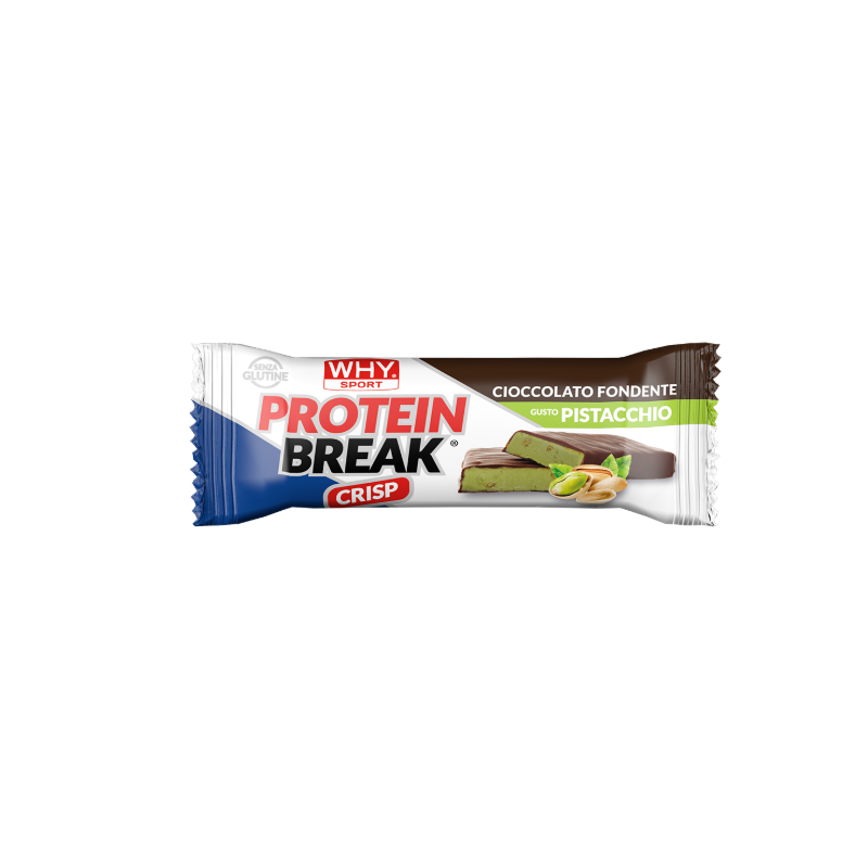 Whysport Barretta Protein Break Cioccolato Fondente/Pistacchio 30g