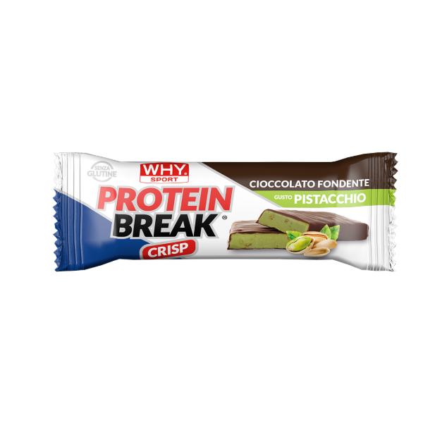 Whysport Barretta Protein Break Cioccolato Fondente/Pistacchio 30g