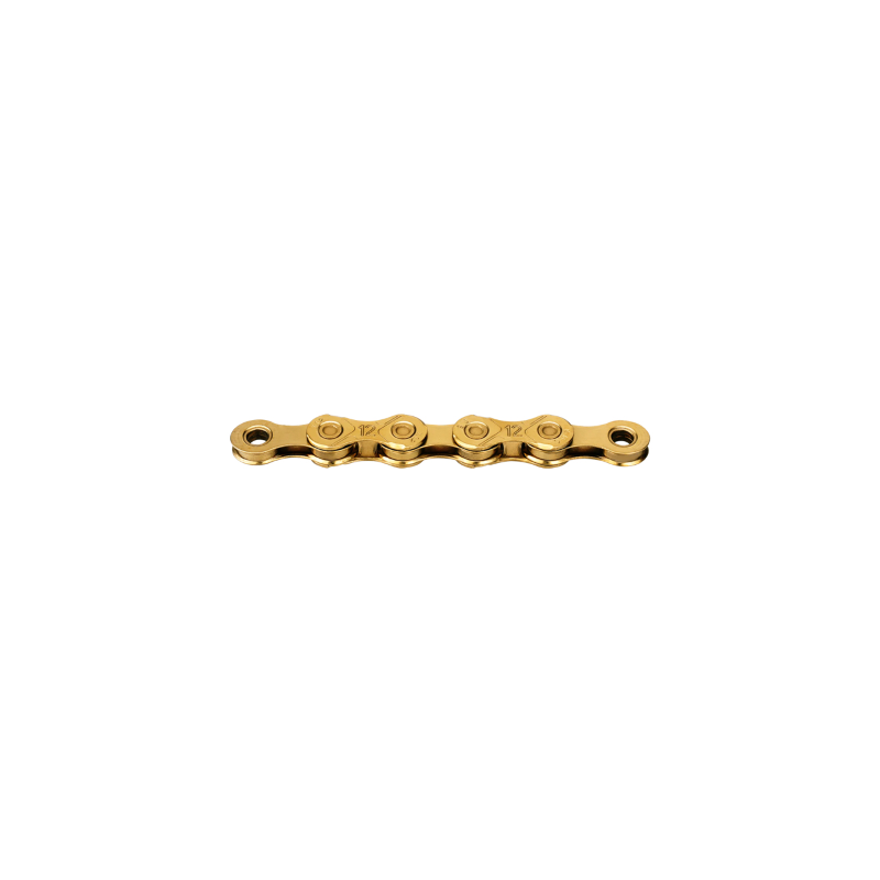 Kmc X12 Waxed TI-N 12s Chain 126links Gold/Black