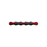 Kmc Catena DLC12 Waxed 12v 126maglie Nero/Rosso