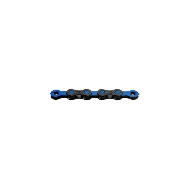 Kmc DLC12 Waxed 12s Chain 126links Black/Blue