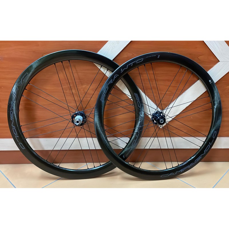 Campagnolo Ruote Bora WTO 45 DB - Shimano 10/11/12v - SEMINUOVE