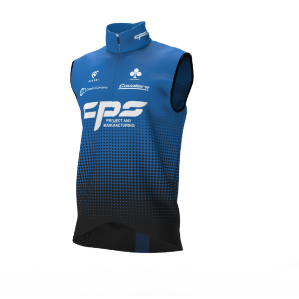 Pissei Gilet Cps Professional Team Easy Azzurro Pois Nero