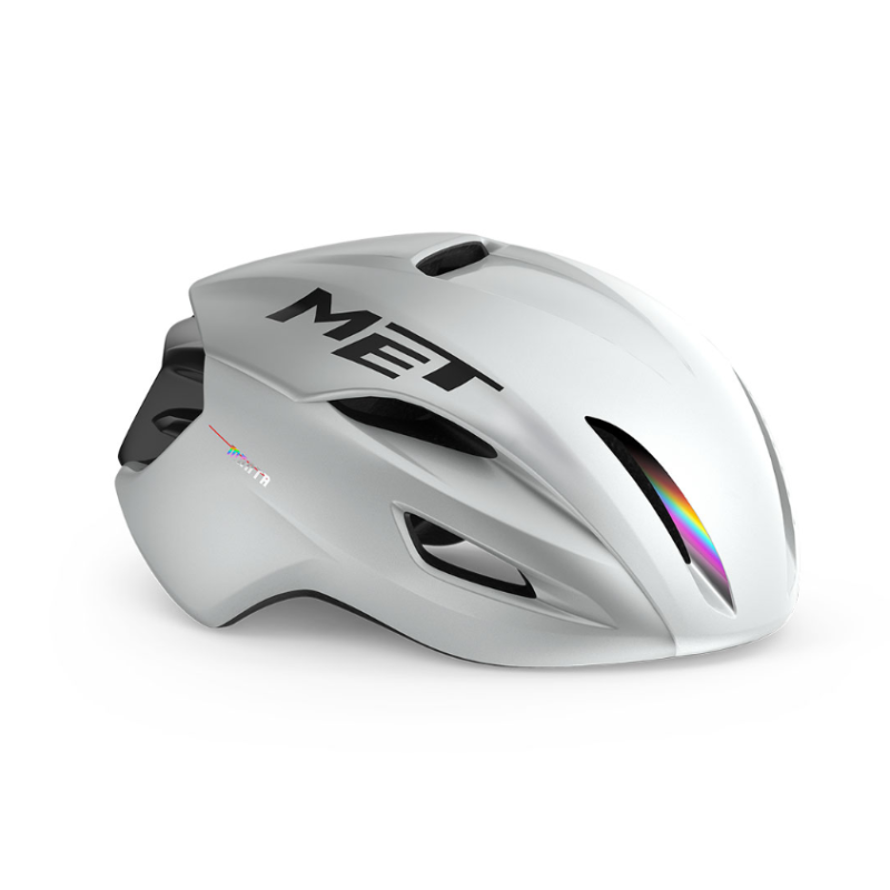 Met Casco Manta Mips Glossy Holographic White