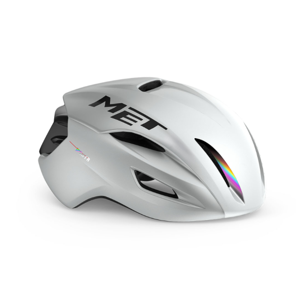 Met Casco Manta Mips Bianco Olografico Lucido