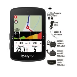 Bryton Rider S510T GPS Cycling Computer + Dual Sensor Kit + HRM