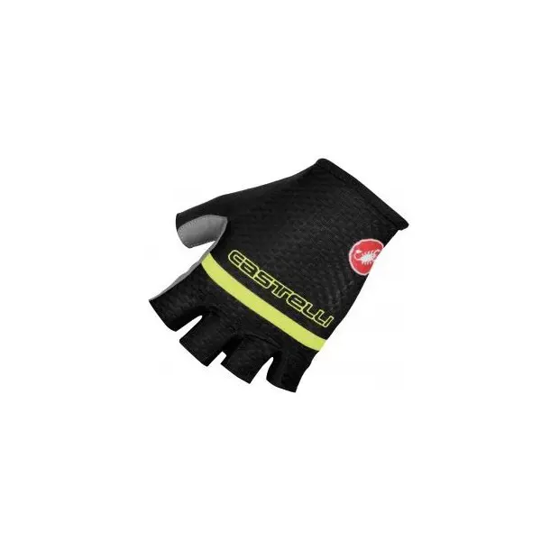 Castelli Team Glove Black/Yellow Fastness Gloves 13038_010