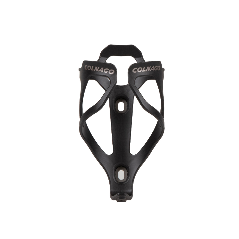 Colnago Carbon MS Bottle Cage Matt Black Logo Silver
