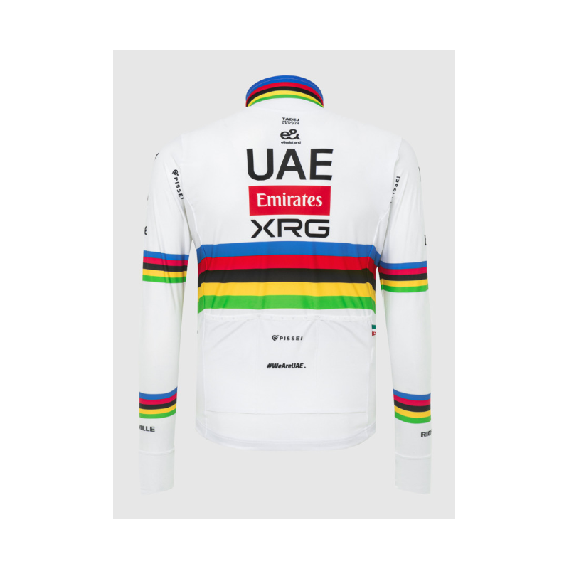 Pissei Maglia Manica Lunga Replica Tadej Pogacar World Champ