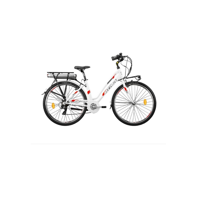 Atala E-Run 7.1 White/Red 28" Lady