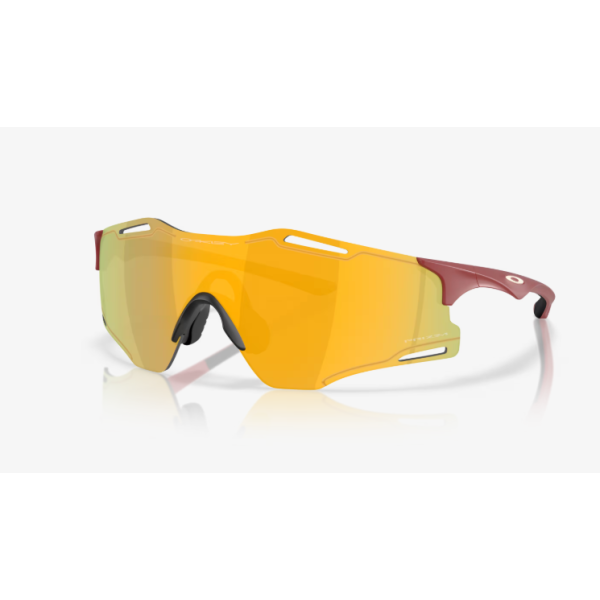 Oakley Occhiali Cybr Zero Matte Iron Red Prizm 24K