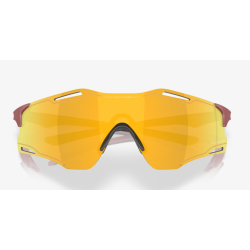 Oakley Occhiali Cybr Zero Matte Iron Red Prizm 24K