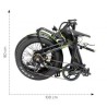 Armony E-Bike Bici Pieghevole Ostuni Boss Grigio 21B065