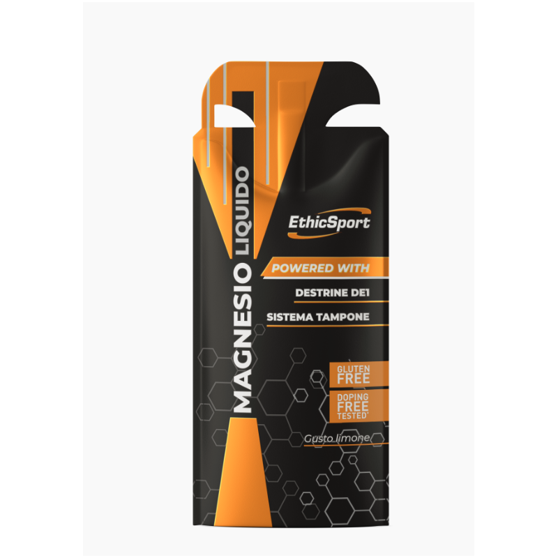 EthicSport Integratori Gel Magnesio Liquido Limone 25ml